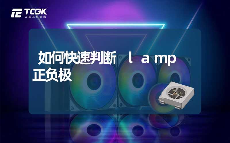 如何快速判断 lamp 正负极